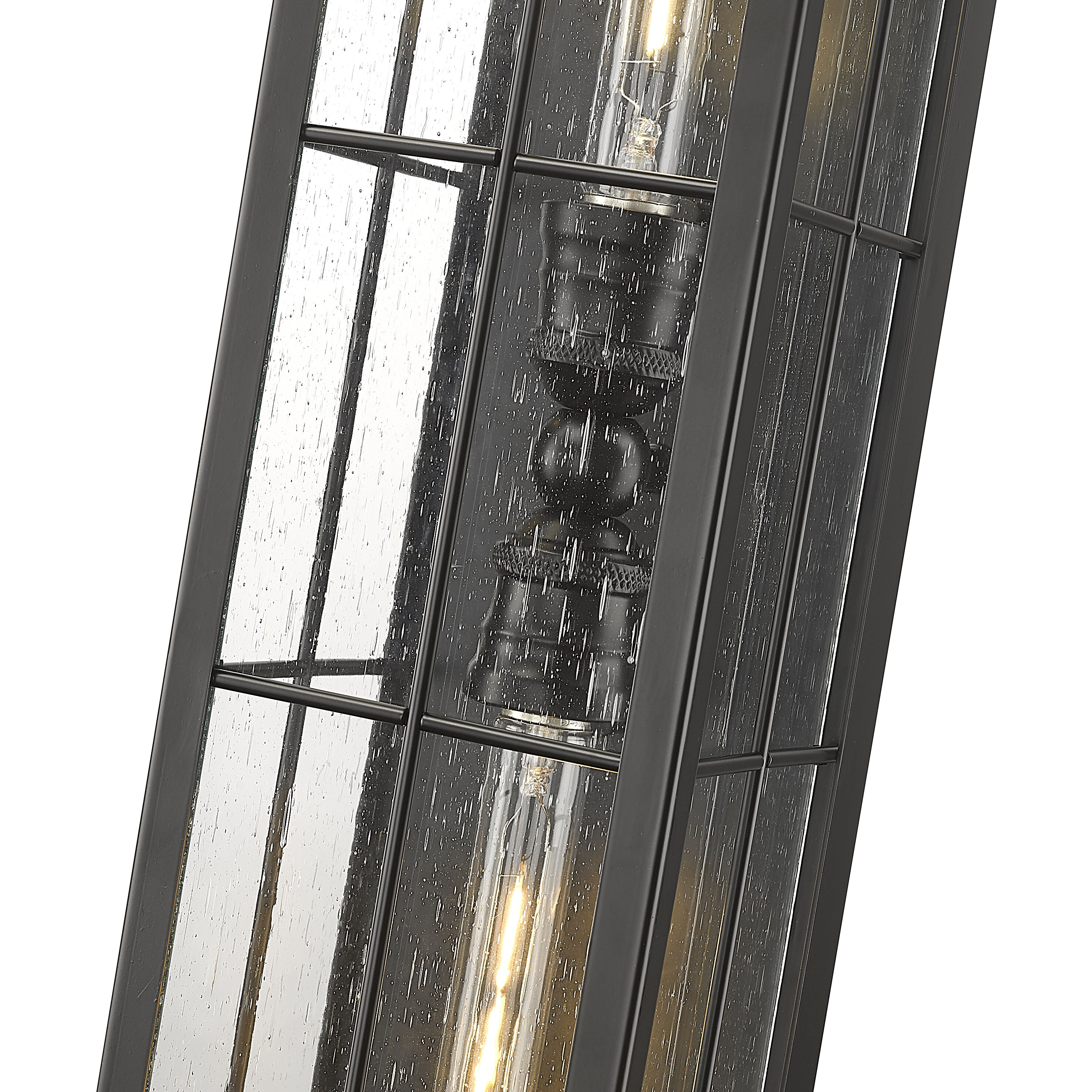 Jaxson 2 Light 23.5 inch Powder Coated Black Outdoor Wall Sconce